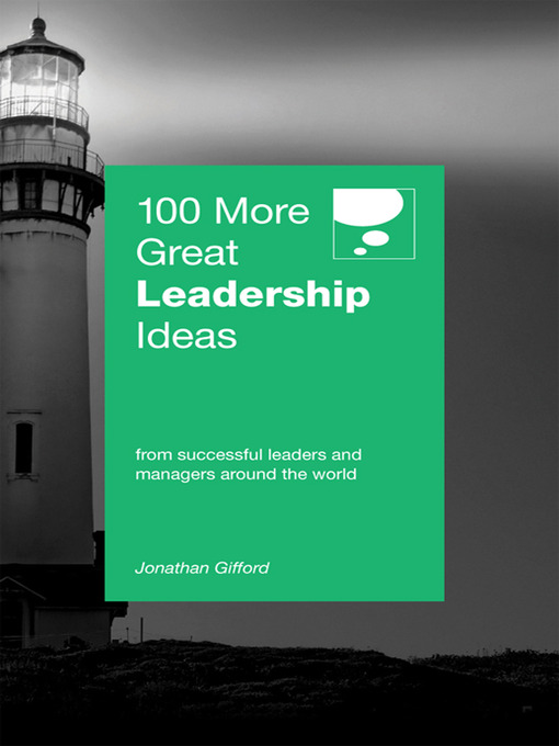 Title details for 100 More Great Leadership Ideas by Jonathan Gifford - Available